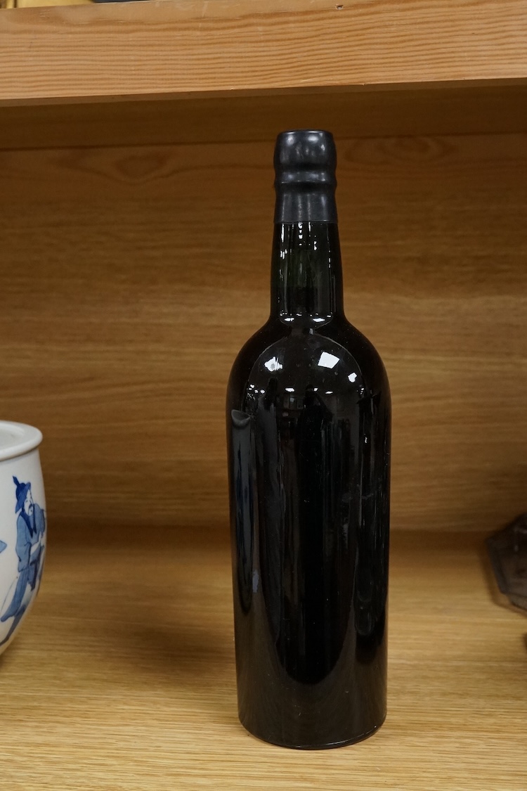 A bottle of Croft 1963 Vintage Port.
